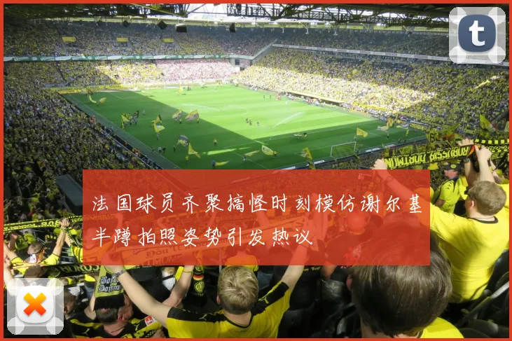 法国球员齐聚搞怪时刻模仿谢尔基半蹲拍照姿势引发热议