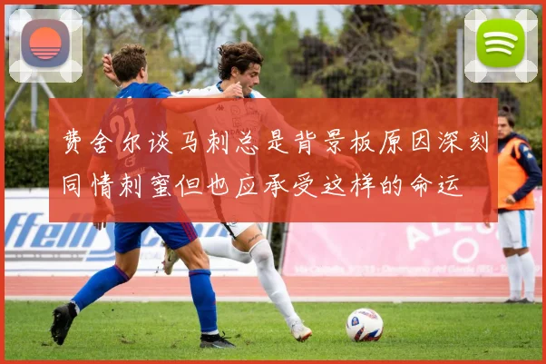 费舍尔谈马刺总是背景板原因深刻同情刺蜜但也应承受这样的命运